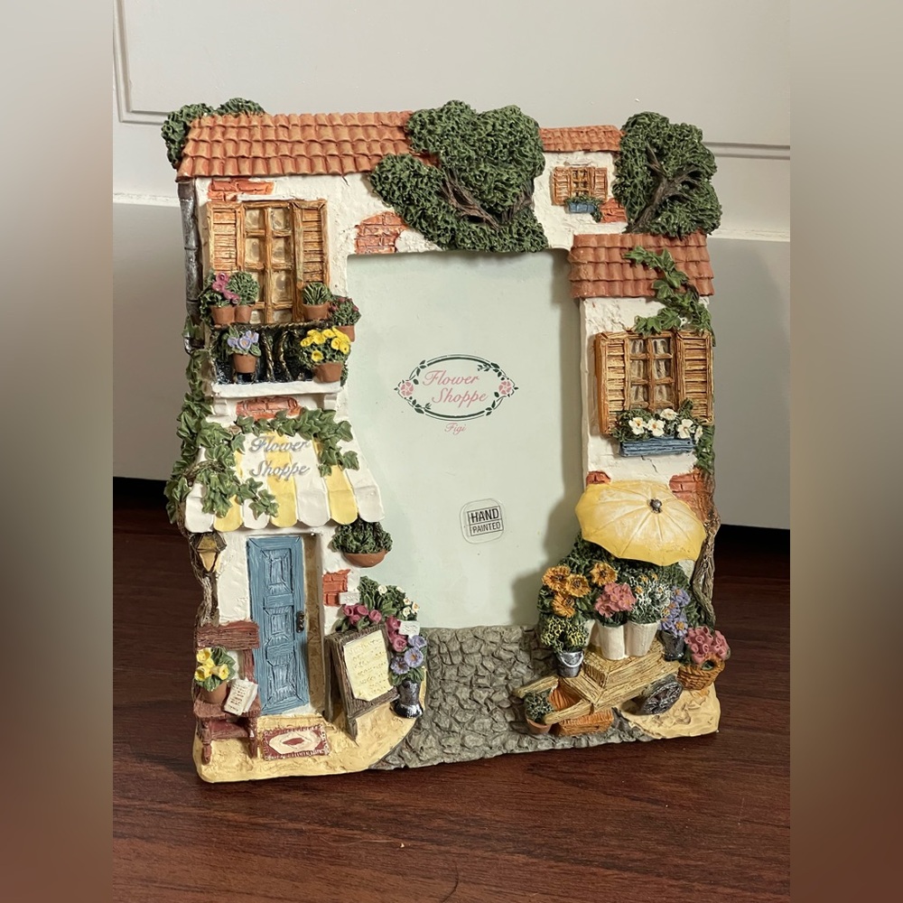 vintage 1996 FIGI Graphics "Flower Shoppe" photo frame new